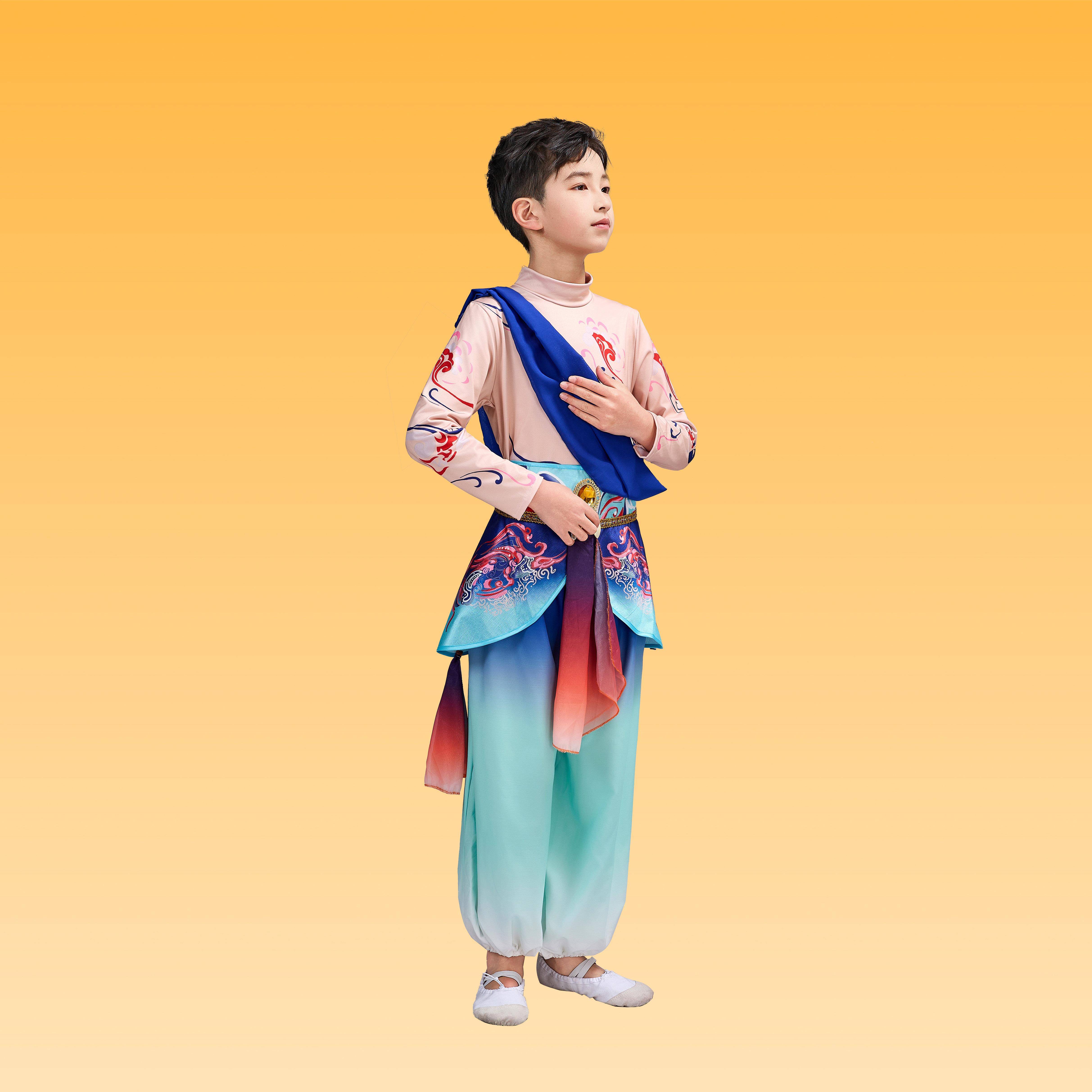 儿敦煌飞天演服一童眼出千演年舞蹈服女IUK飘逸仙气异域风古典表