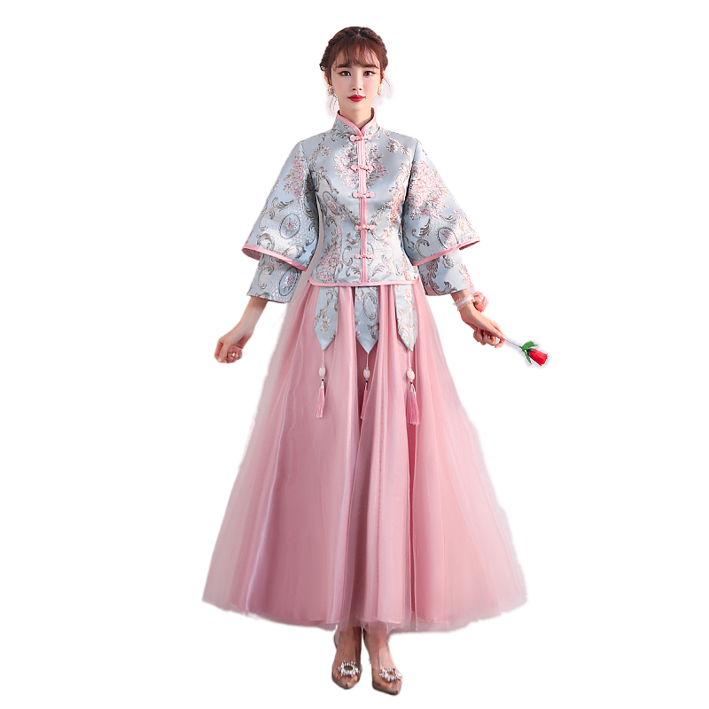 伴娘服姐妹裙2025中式新款春夏季