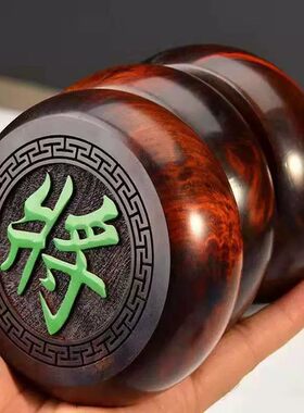 中国象棋象棋带高档实木棋盘大号成人老人黑檀木红花梨棋子送长辈