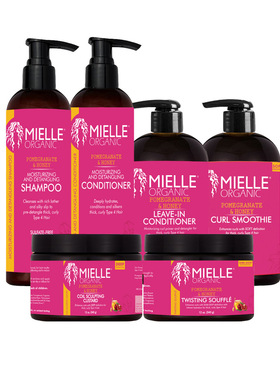 Organic Mielle pomegranate honey Curly Shampoo Mask Elastin