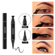 Eyeliner Stamp Black Pencil Liquid Liner Eye End Pen 眼线