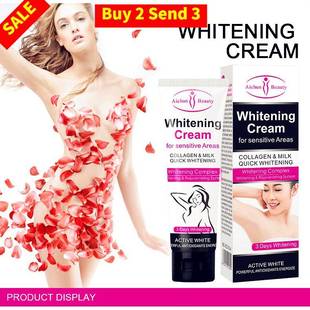 3pc whitening cream armpit underarm knee skin body lotion