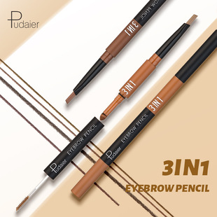 Pencil 雾眉笔三合一粉刷Brows Shade Eyebrow Eyebrows Powder