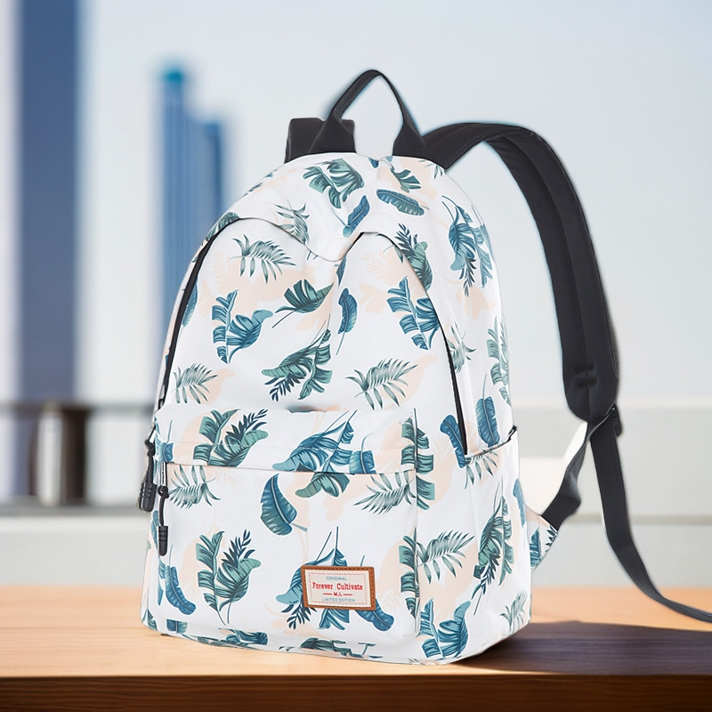 宽肩带绿色减震电脑仓耐脏水洗布