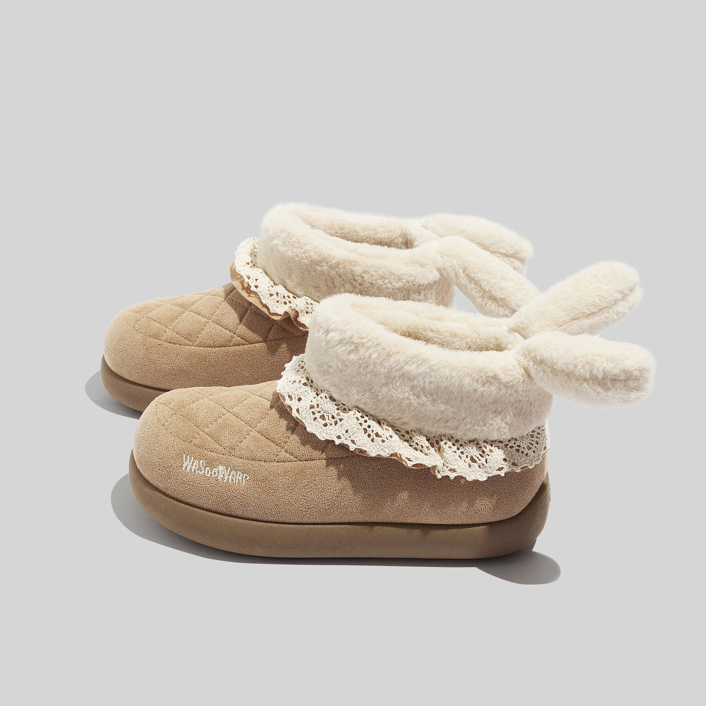 小鞋匠冬季加绒时尚棉鞋2025新款百搭保暖可爱甜美居家百搭韩版