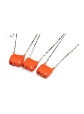 PCMT366橙色进口CBB薄膜电容 100V 104K 104 0.1uF P5 1000个