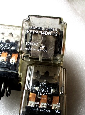 美国Potter Brumfield进口继电器KRPA-14DG-12 11脚