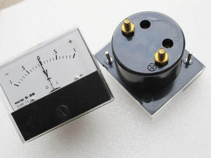 库存全新日本进口西泽NISHIZAWA 电压表头S-38 CLASS 2.5  ±1V
