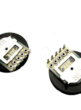 全新B103 10K 双联5脚16mmX2.8mm拨盘音量调节涡轮齿轮电位器