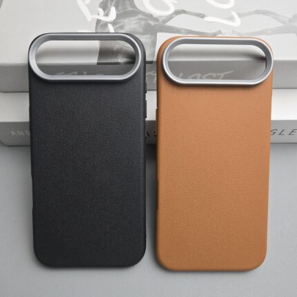 适用苹果Air手机壳新款iPhone17Air保护套全包防摔硅胶ipAIR皮纹磨砂软壳商务外壳大孔