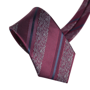 暗色酒红色领带男士正装商务7cm西装配饰新郎结婚手打领带礼盒装