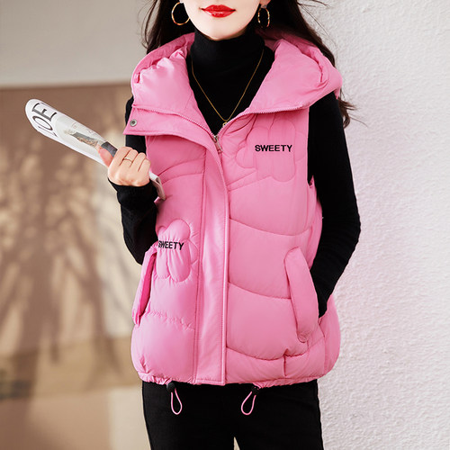 秋冬季新款棉马甲女短款