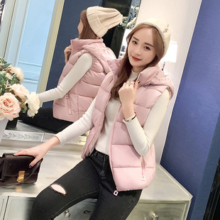 坎肩棉袄背心外穿马夹外套潮 韩版 羽绒棉马甲女士短款 2025秋冬新款