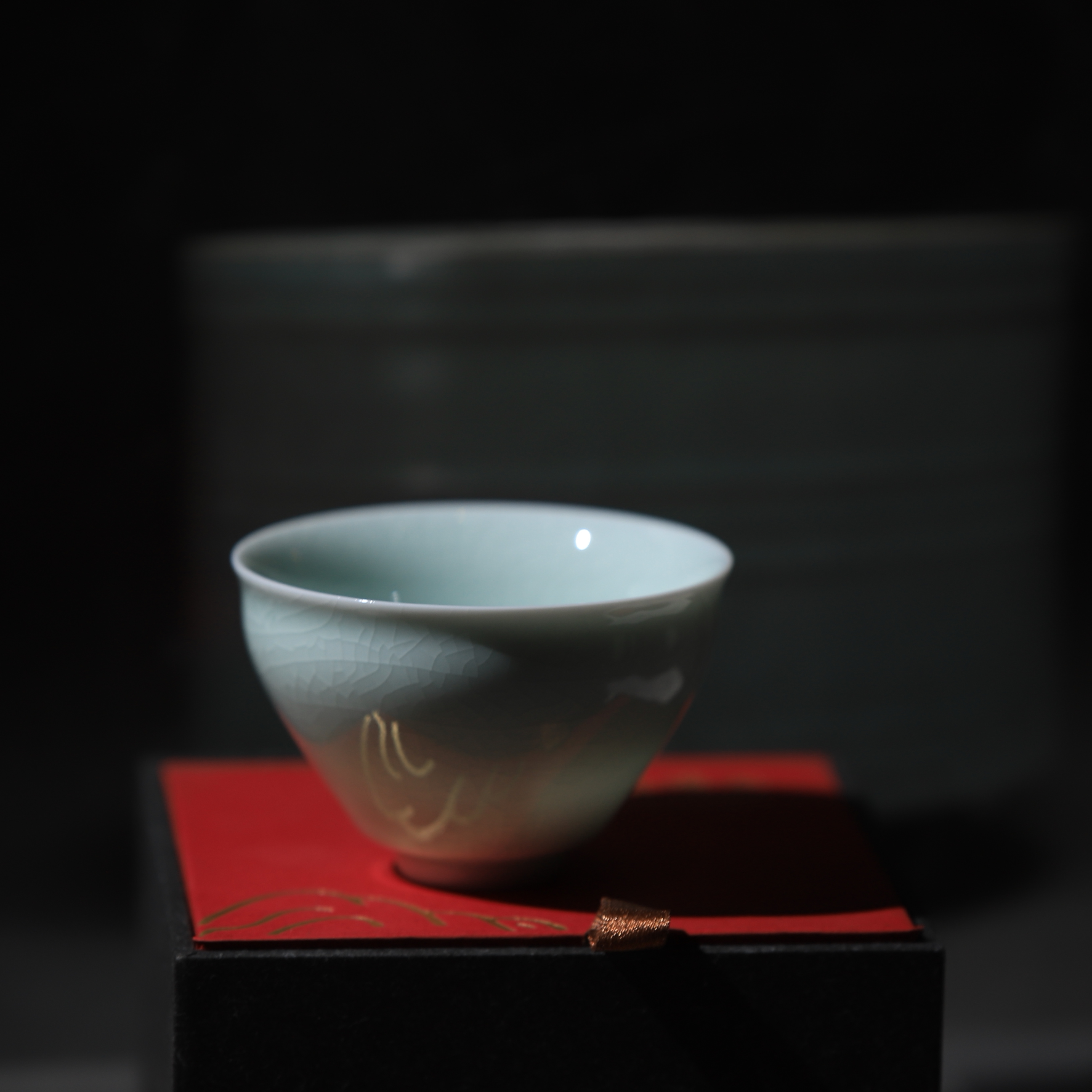 李廷怀汝瓷天青釉主人杯品茗杯廷怀窑汝窑