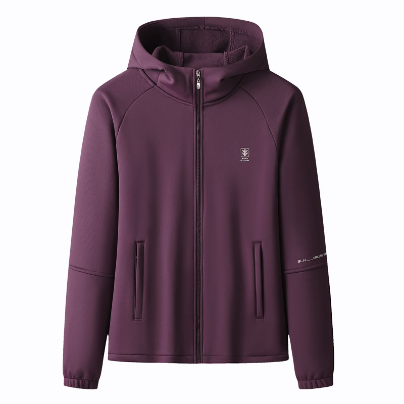 秋冬加绒保暖中年妈妈装女外套