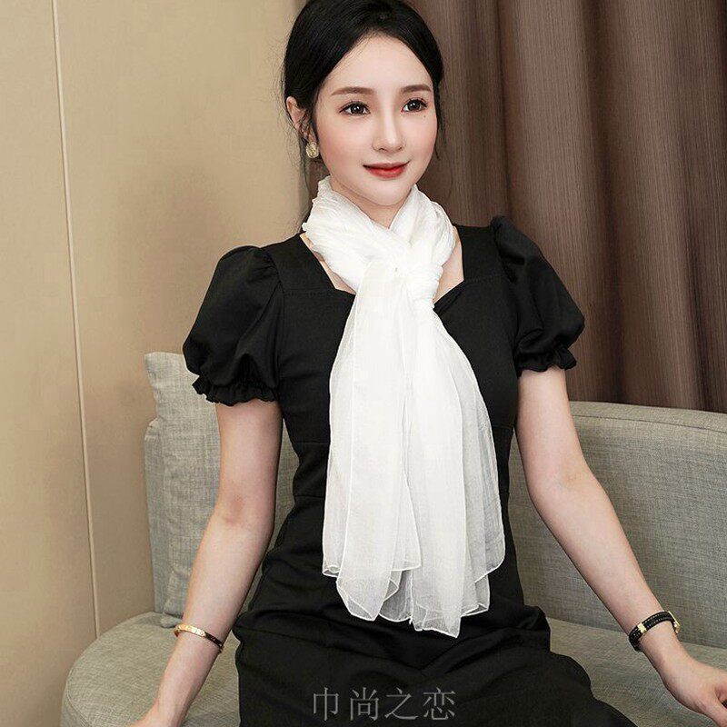 夏季白色长丝巾春秋舞蹈纯白围巾女薄款纯色雪纺沙巾广场舞纱巾,服饰配件/皮带/帽子/围巾,围巾/丝巾/披肩,淘宝优惠券,粉丝福利购,淘宝优惠卷