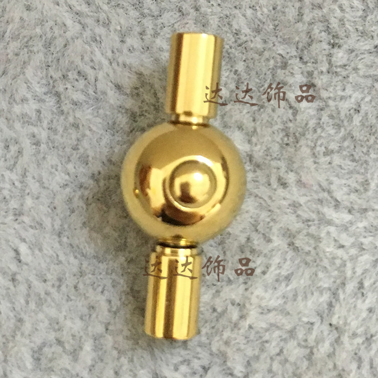 不锈钢手绳按键扣金色DIY配件