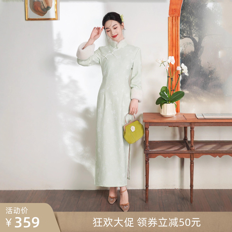 2025年冬季新款国风改良旗袍