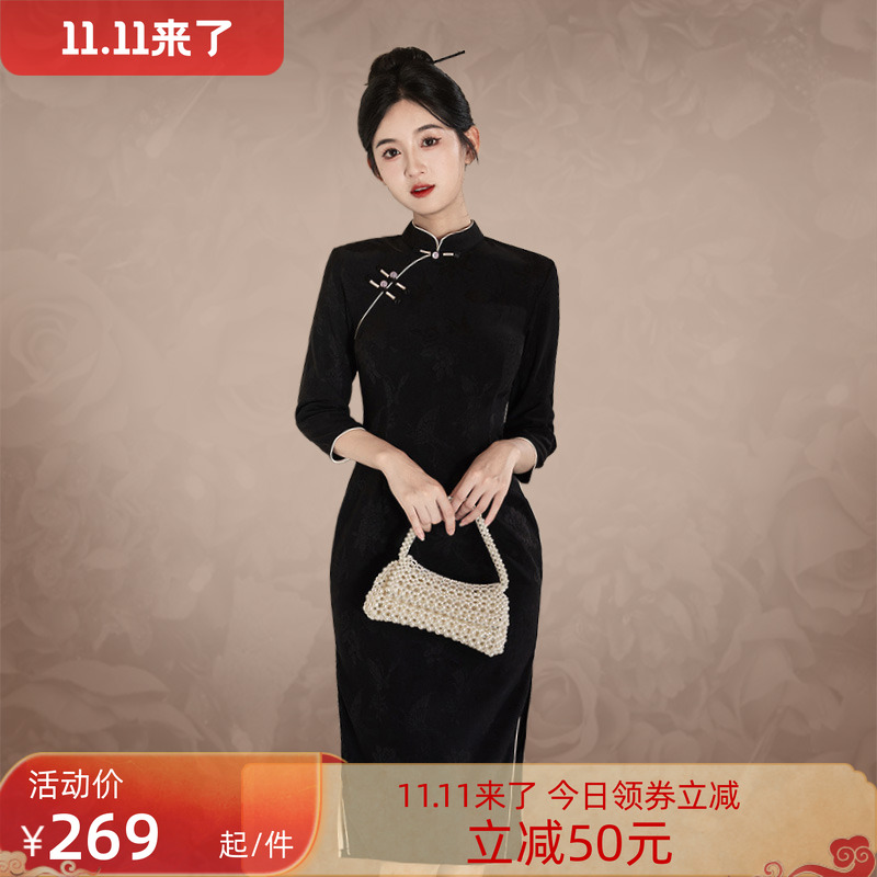 2025新中式旗袍连衣裙