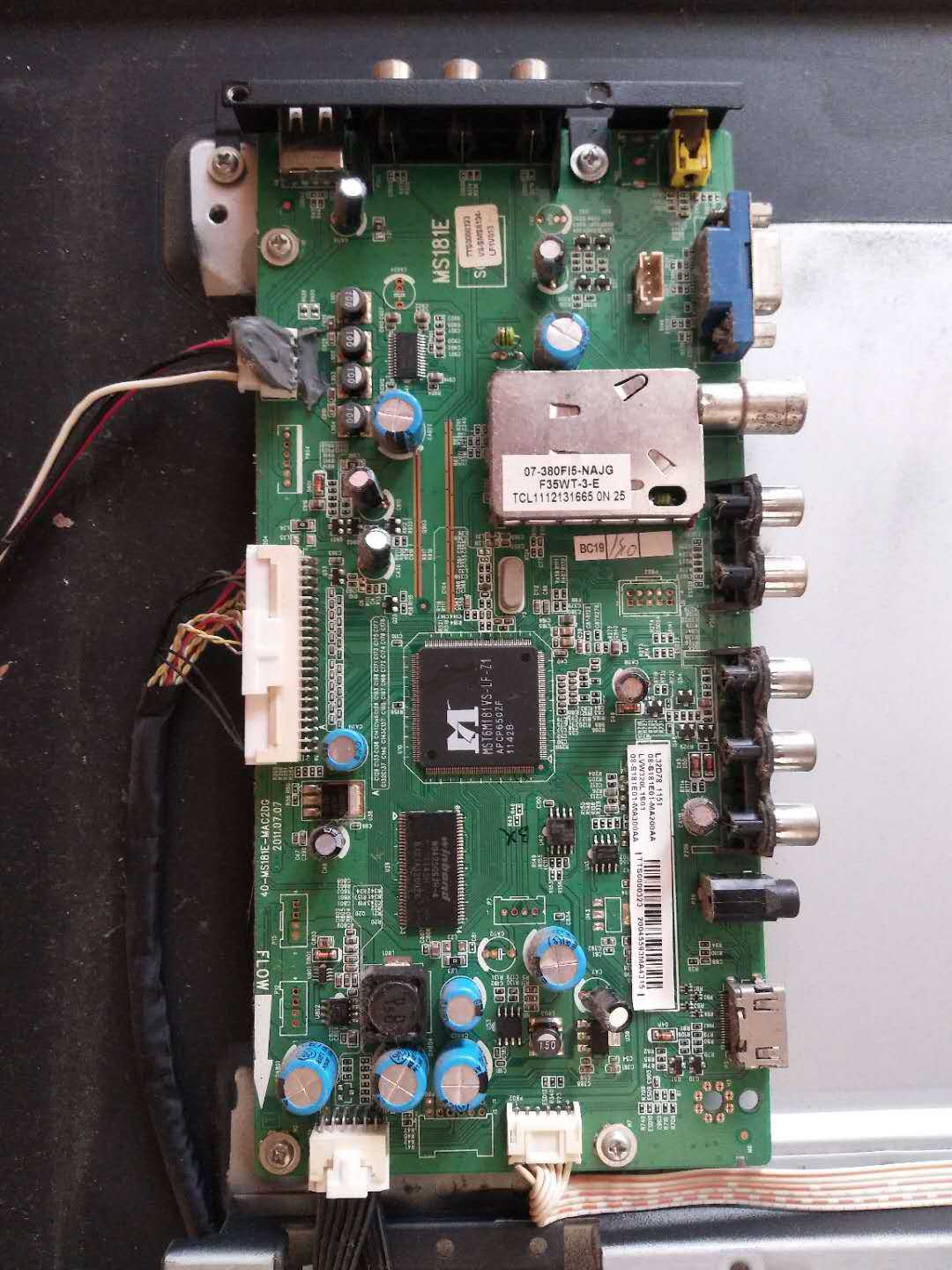 带屏线TCL原装 3273EDS 主板40-MS181E-MAC2DG 屏三星屏