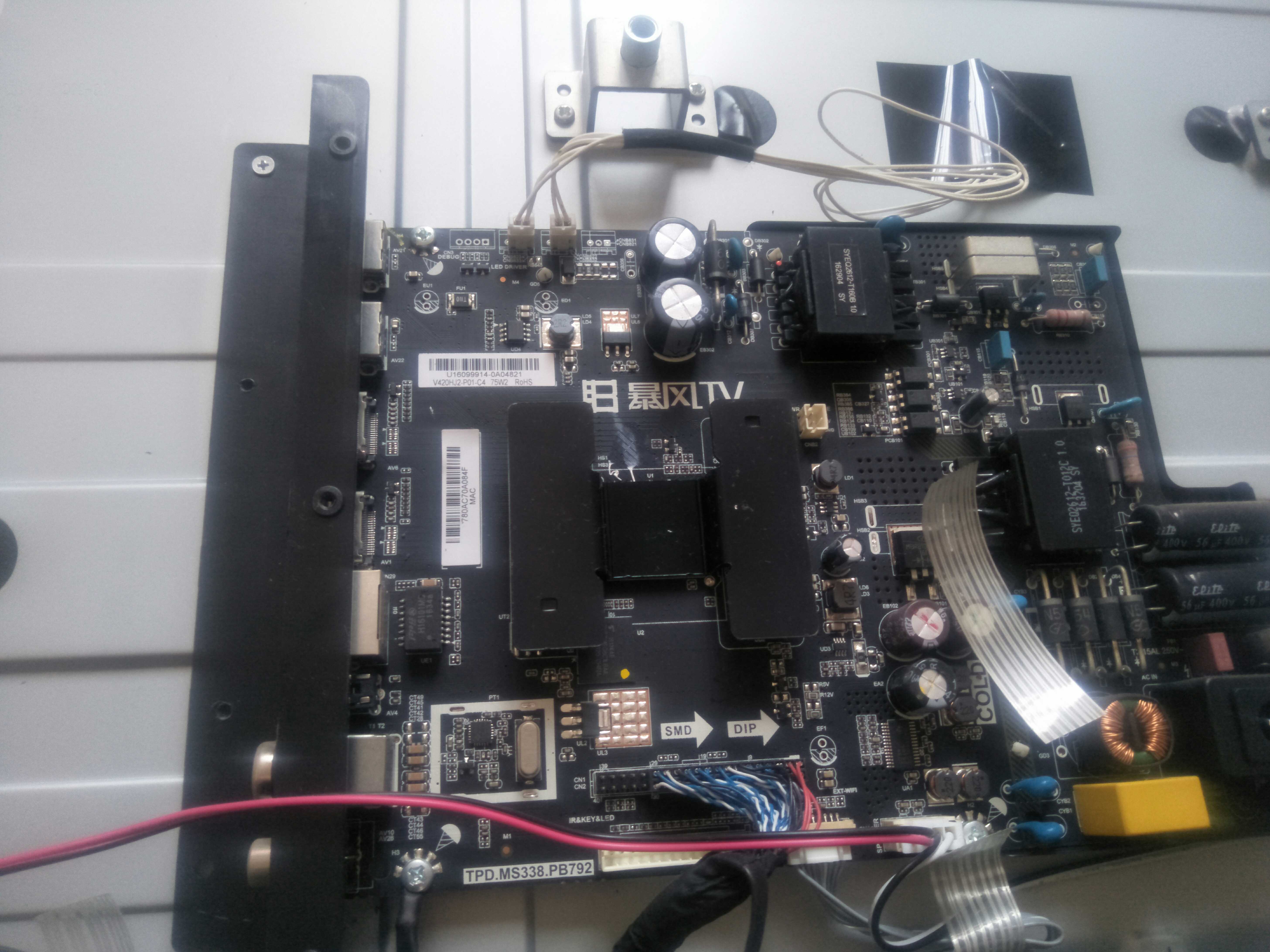 原装暴风统帅液晶电视42F1主板TPD.MS338.PB792屏DS42M52-DS05