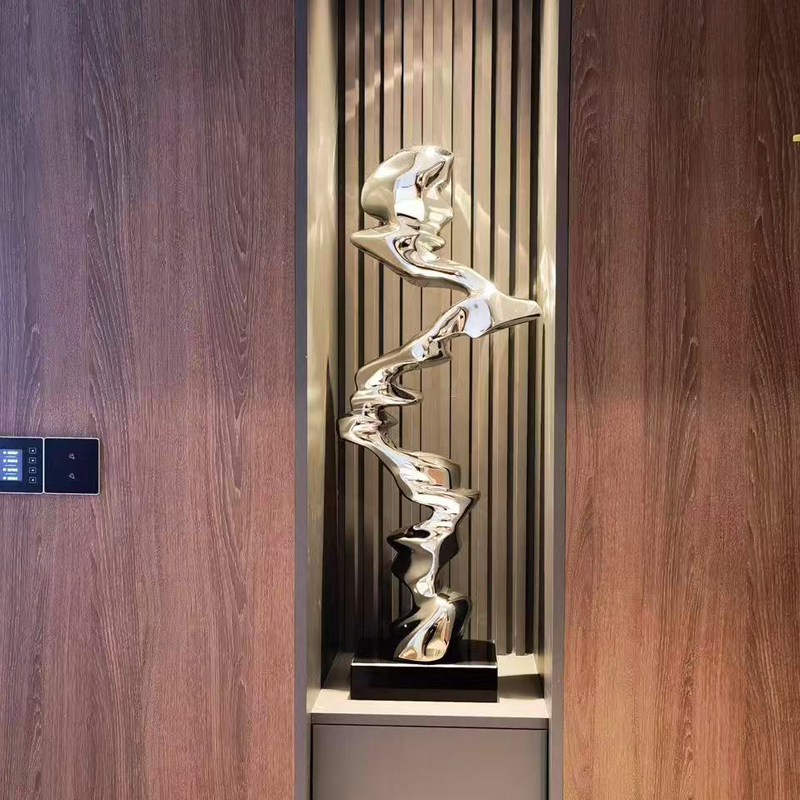 样板间入户抽象玄关装饰摆件