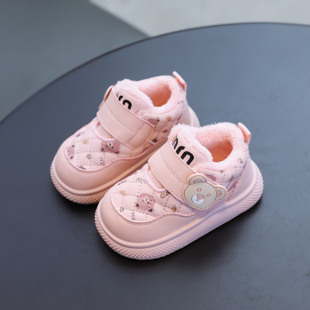 机能鞋 婴儿棉鞋 3岁宝宝雪地靴男女幼童学步鞋 加绒保暖1 防滑9 冬季