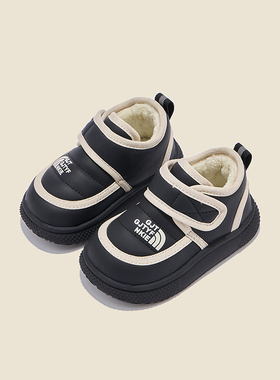 冬季加绒加厚男宝宝百搭防滑1-3岁女童婴幼儿软底学步保暖雪地靴9