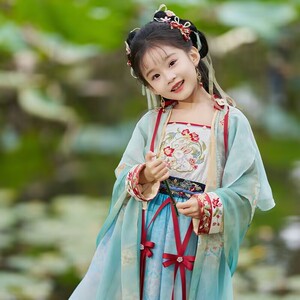 儿童汉服永夜星河凌妙妙cos同款2025春秋新款小女孩超仙国风唐装