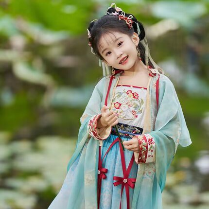 女童汉服永夜星河凌妙妙同款2026新款夏季儿童古装中国风超仙唐装