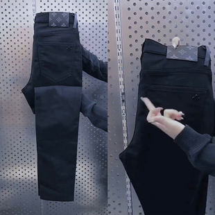 显瘦弹力仿牛仔裤 男士 男潮流修身 洋气百搭高品质休闲裤 男 秋冬新款