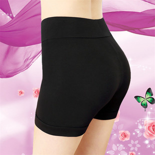 胖mm200斤平脚短裤 四角内裤 齐腿 女莫代尔高腰大码 女士平角内裤