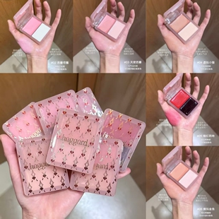 haggard伊莫怪兽双色水光腮红膏慕斯哑光细爆闪氛围百搭透亮锁光