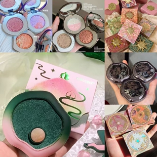 Girlcult构奇情绪腮红多功能膏高光修容黑福娃氛围色腮红苗疆女巫