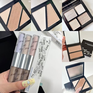 JILLLEEN修容盘双色三色双头提亮液高光哑光立体侧阴影发际线鼻影