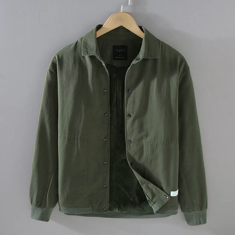 男士加绒夹克冬季休闲宽松