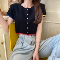 Real shot short sleeve T-shirt for women