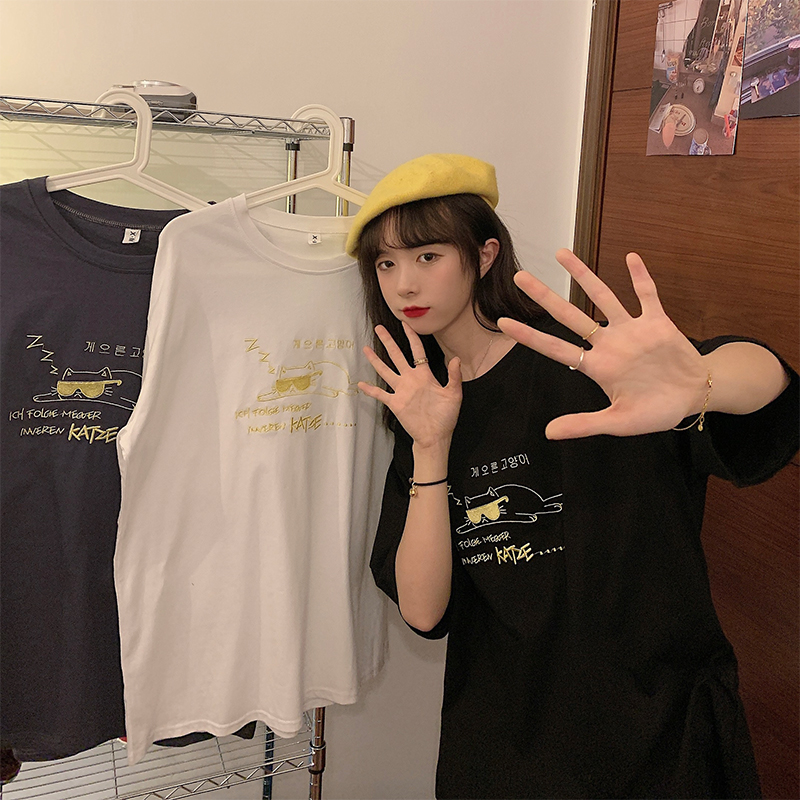 New Korean loose short sleeve T-shirt