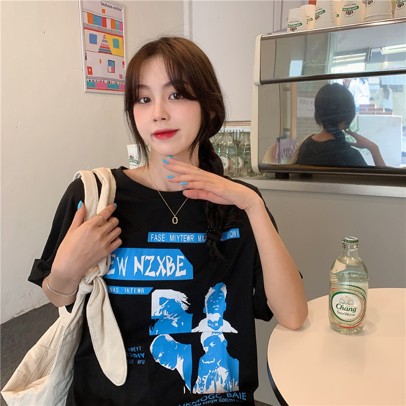 原創實拍   寬鬆短袖T恤女