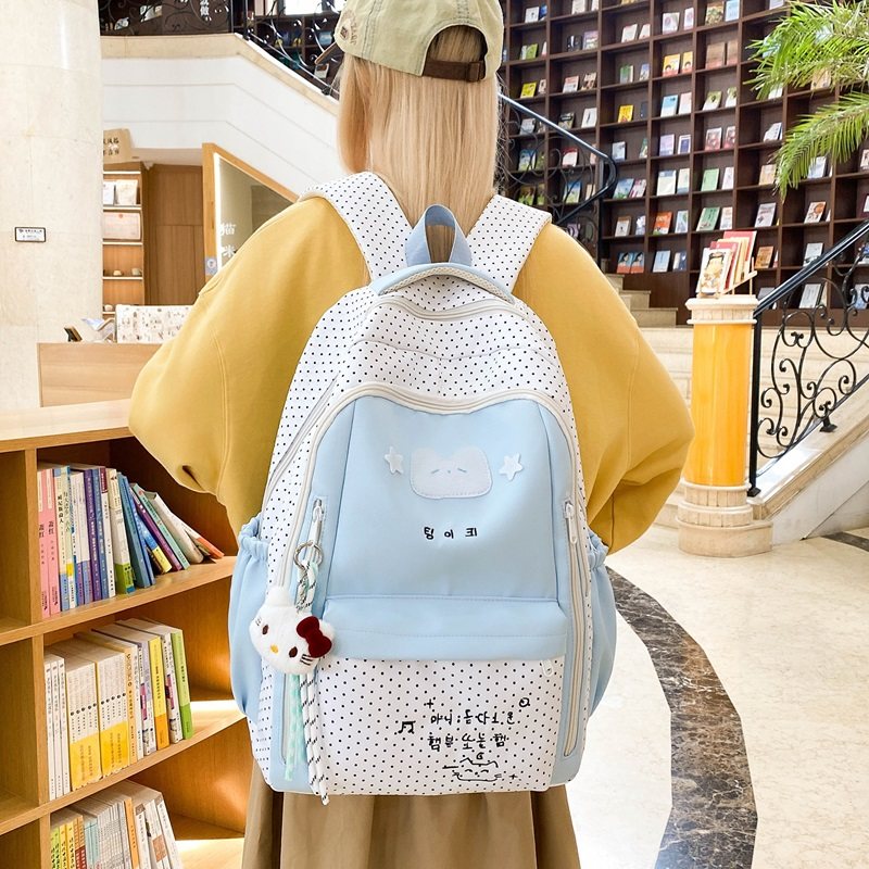 书包女新款韩版百搭初高中双肩包可爱校园大容量女小学生4-6年级