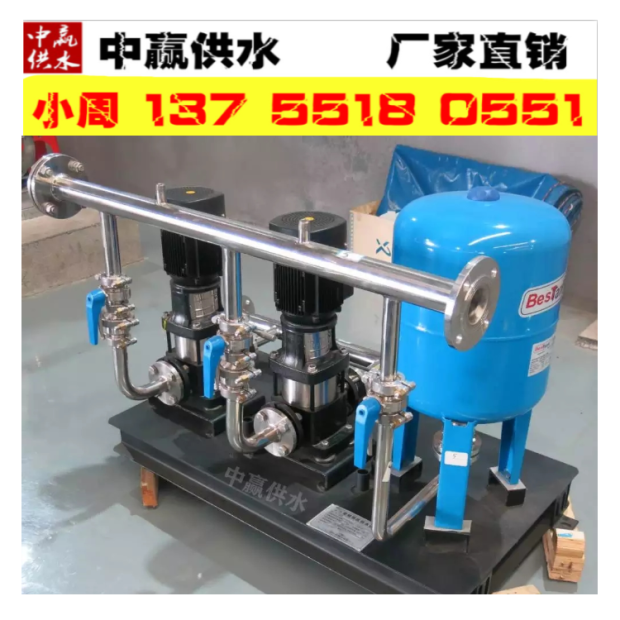 11kw变频矢量一对一控制柜 扬程30-500米 箱式恒压无负压供水设备