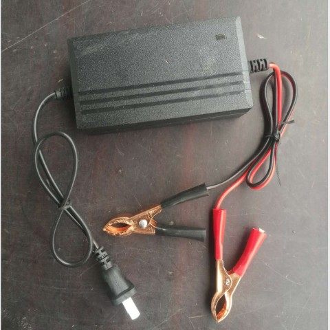 包邮新款125摩托车电瓶充电器蓄电池充电器12V1A充电器