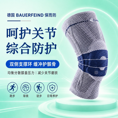 鲍尔芬第八代运动护膝篮球羽毛球