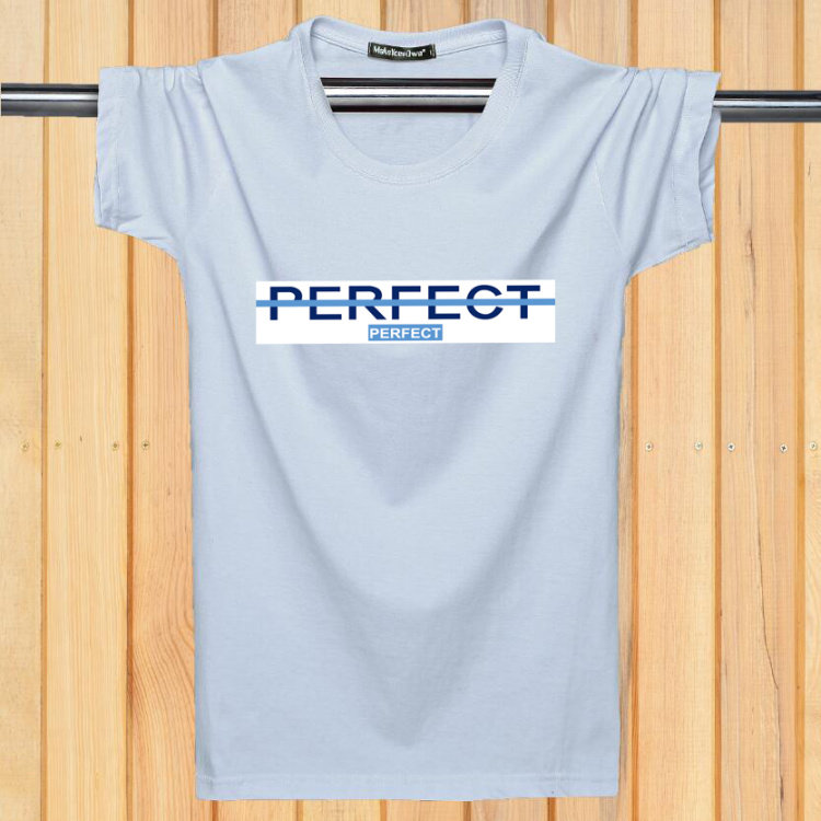 夏季新款男短袖圆领T恤加大码纯棉加肥中青年体胖人t恤打底衫包邮在类目 男装, T恤中 - 来自Buy2taobao.com提供专业的淘宝代购服务