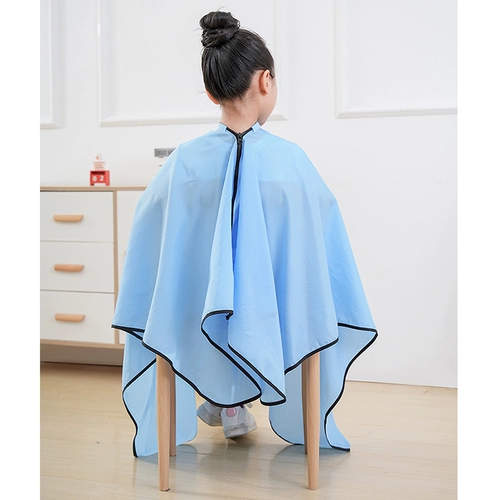 Детская дизайнерская электрическая накидка для стрижки волос с молнией, электрический парикмахерский фартук