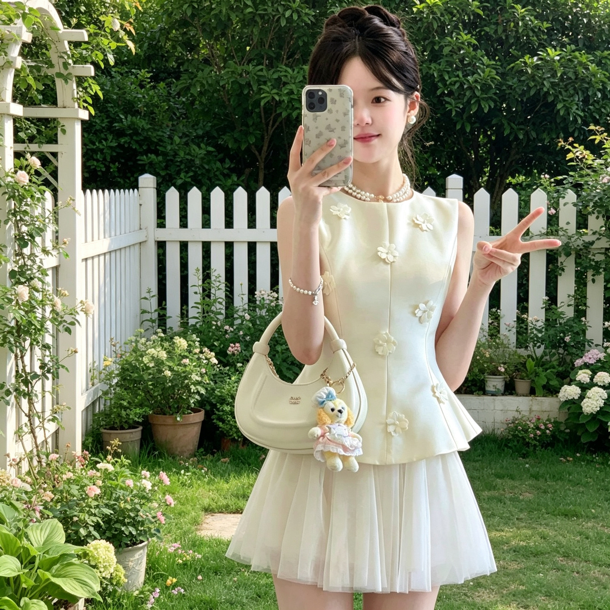 法式芭蕾风网纱短裙半身裙公主蓬蓬裙小个子2026夏季新款