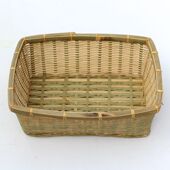 竹编制品收纳筐手工箩筐商用竹篮长方形竹篓竹筐竹子长方形竹蓝