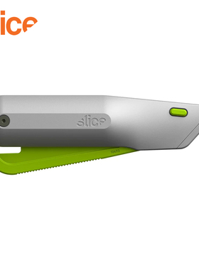 SLICE10493自动回弹握压金属柄陶瓷安全美工刀标配10524陶瓷刀片