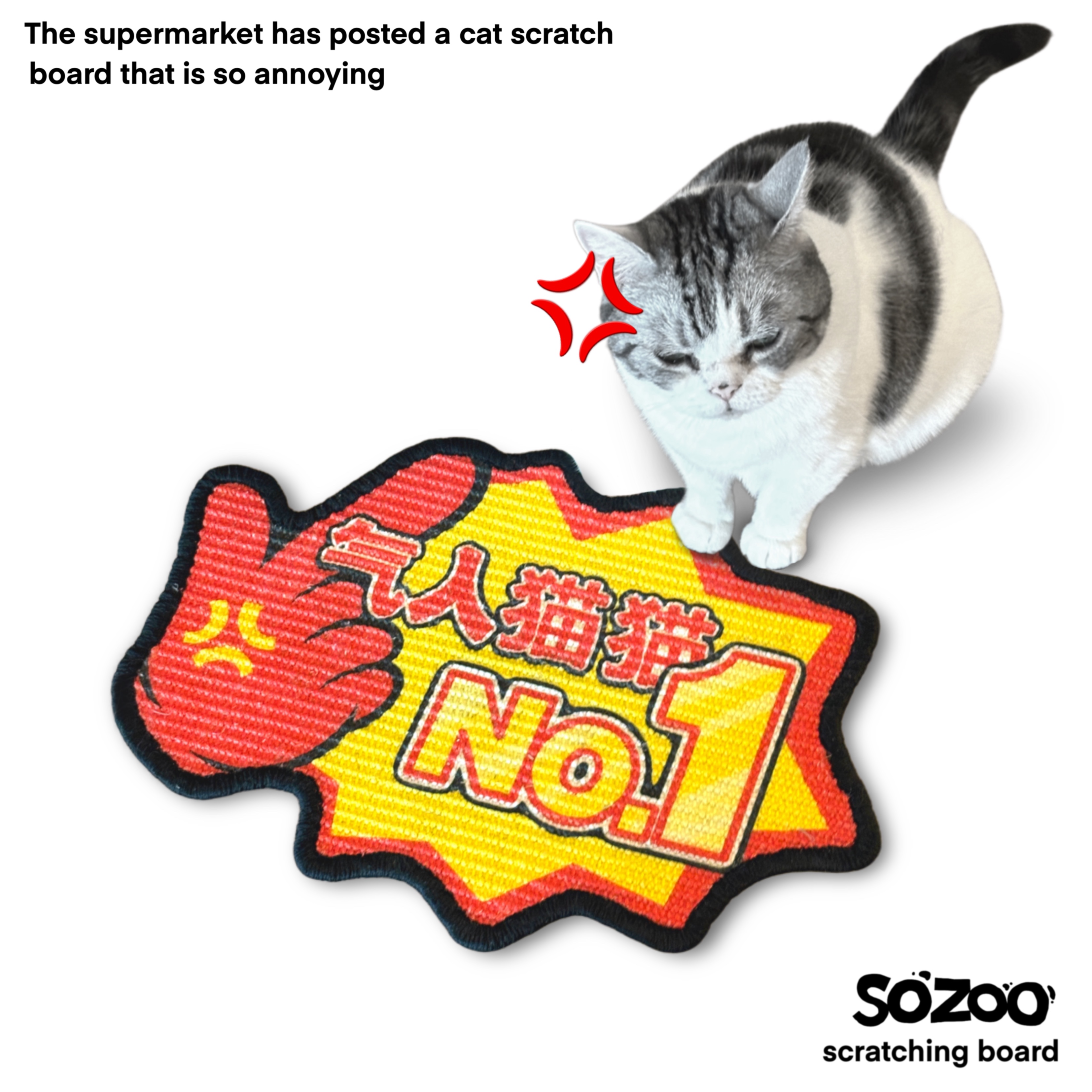 猫抓板可放置地面地毯设计