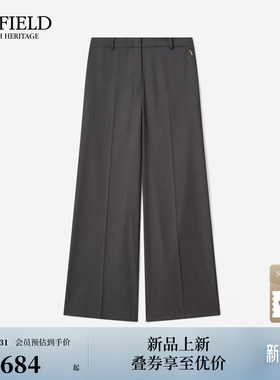 Scofield女装干练气质阔腿西装裤利落剪裁直筒裤2026春季新品
